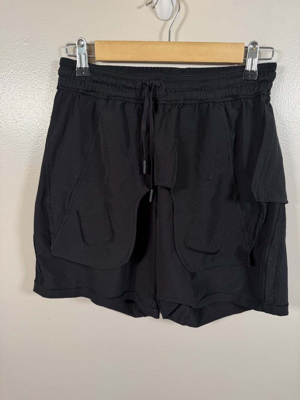 Lululemon Pace Breaker Linerless Short 7" Mens Size Small Black Athletic Active - Picture 2 of 9
